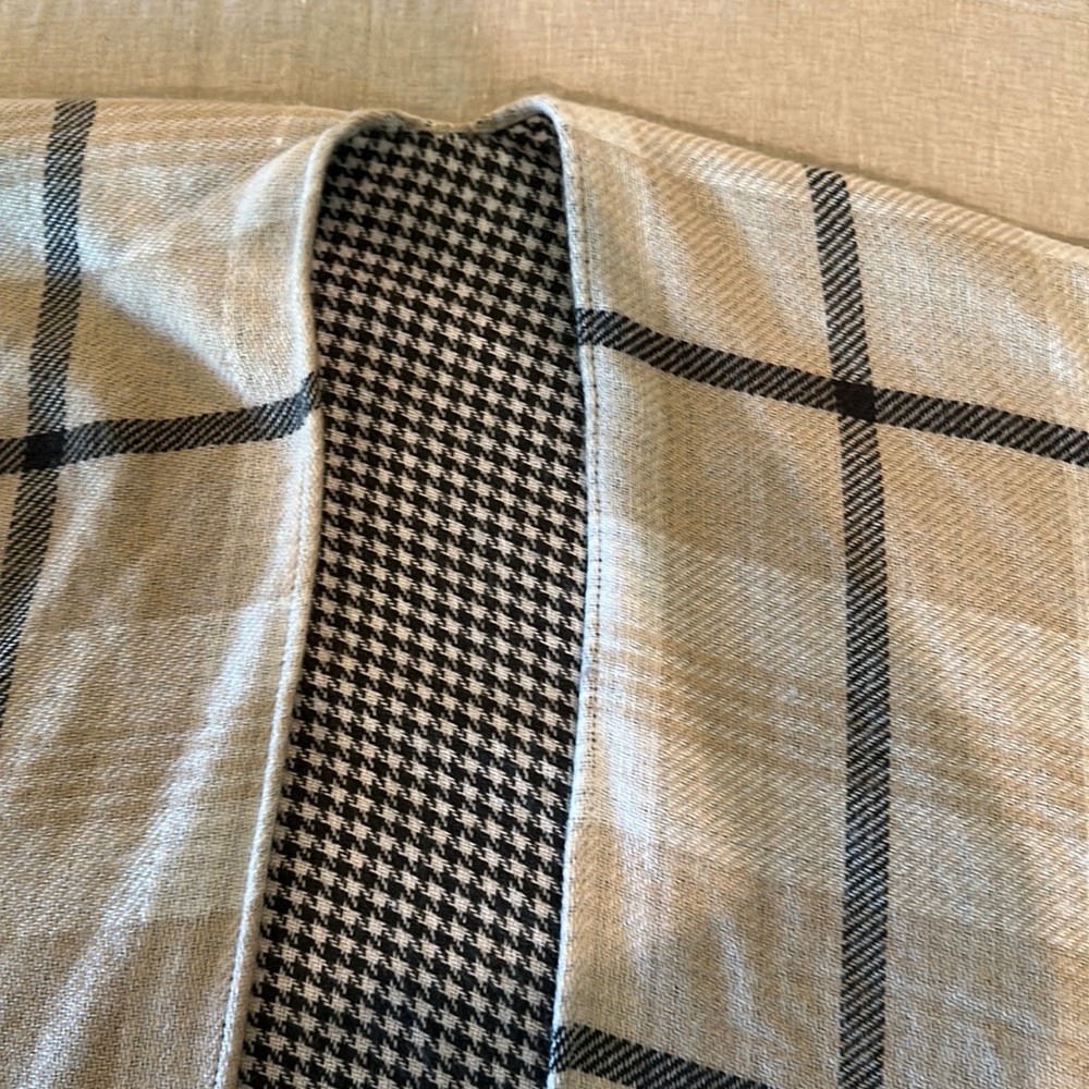 Lovely reversible fall poncho